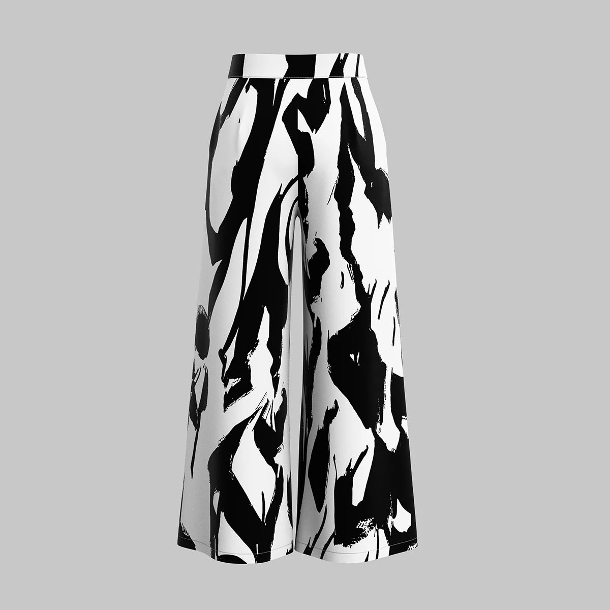 Graffipants - Pantalon Fluide Motif Abstrait