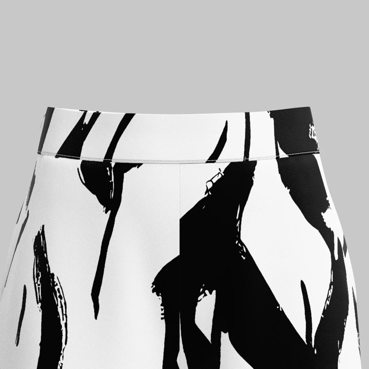 Graffipants - Pantalon Fluide Motif Abstrait