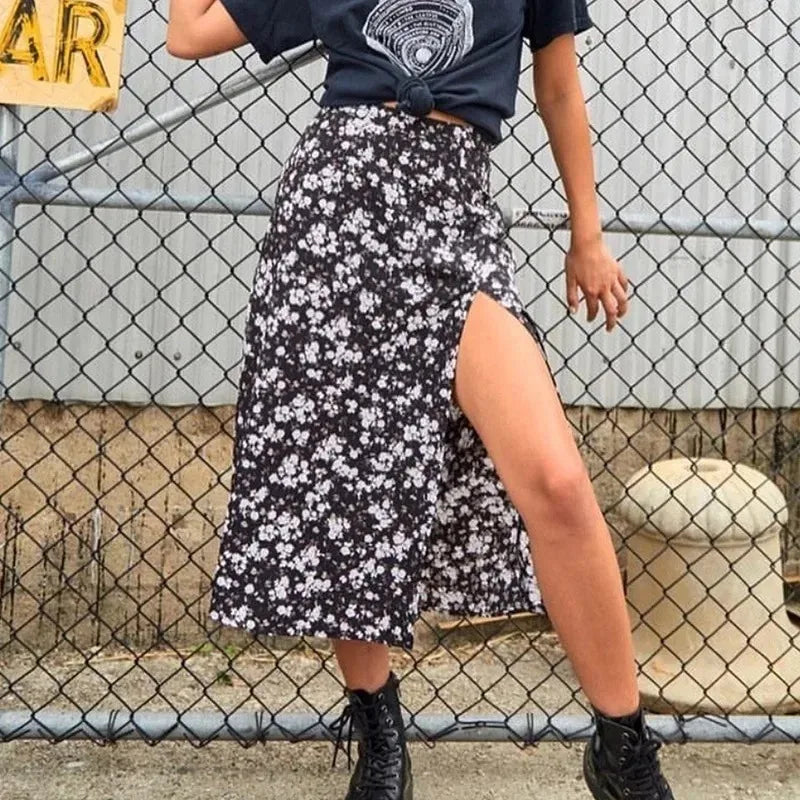 Slit & Chic – Jupe Fendue Ultra-Légère